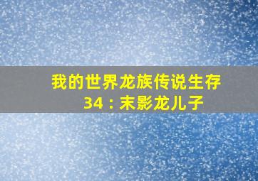 我的世界龙族传说生存34 : 末影龙儿子